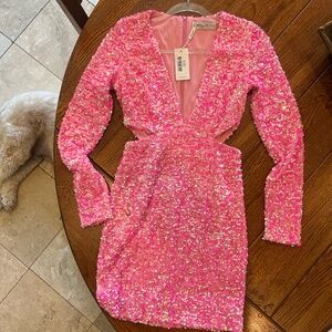 Petal and Pup XS pink party dress